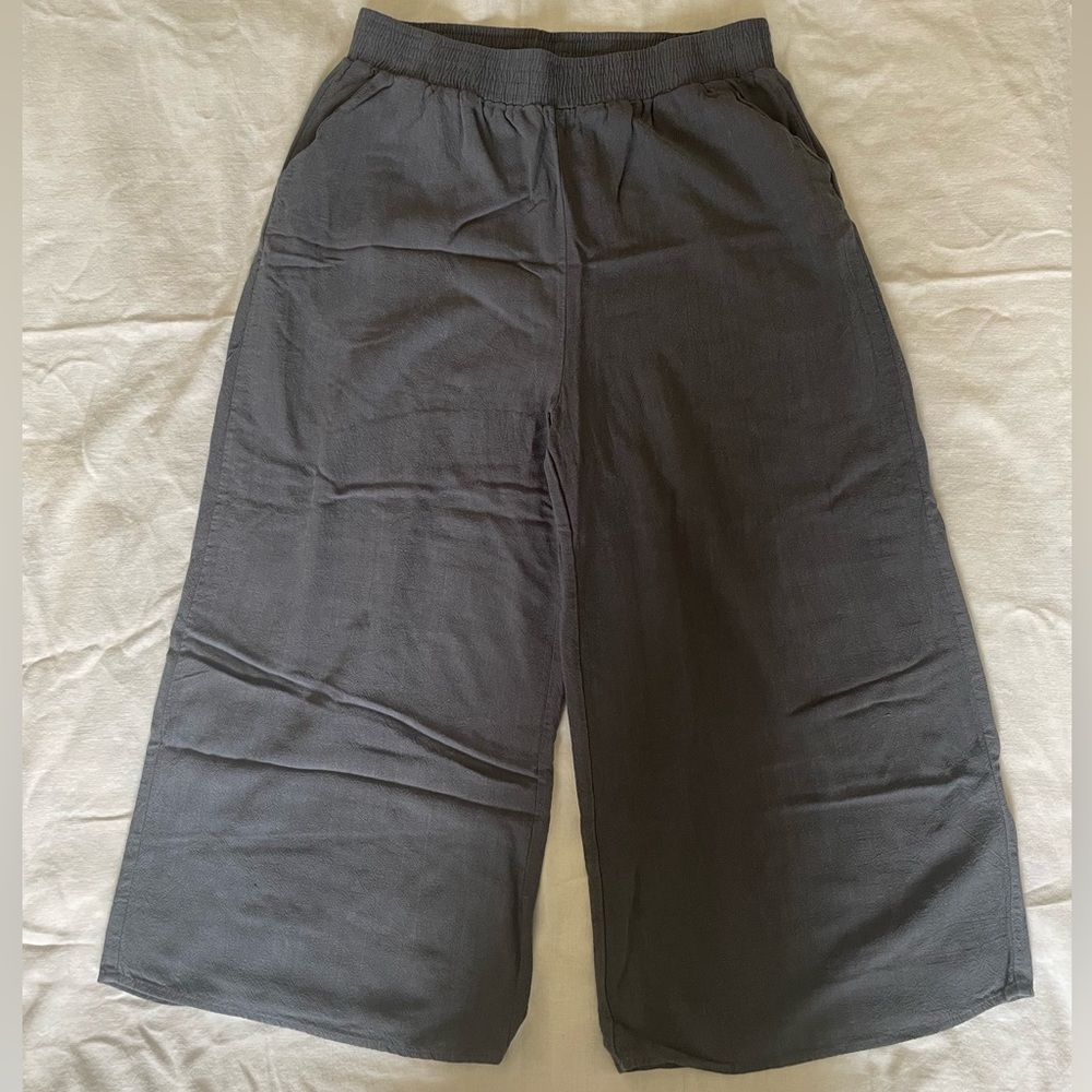 Gray Capri Pants